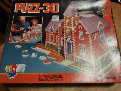 Puzz 3D 438 Piece Jigsaw Puzzle The Old Mansion Wrebbit - Image 1 of 3