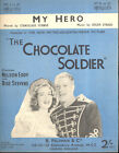 CHOCOLATE SOLDIER Sheet Music "My Hero" Nelson Eddy Rise Stevens BRITISH