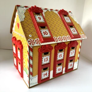 Christmas Advent Calendar Refillable Gingerbread House Vintage KidKraft Children - Picture 1 of 9