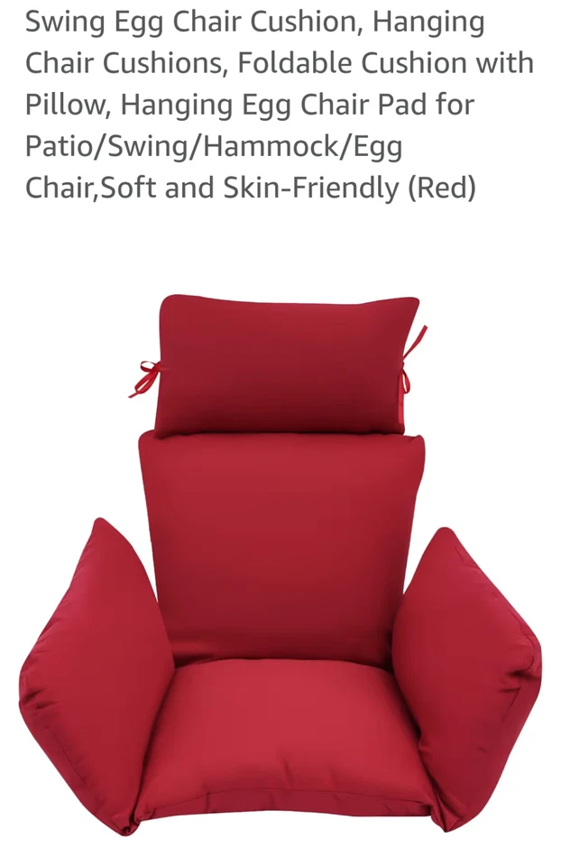2 cusiones para columpios silla huevo Foto 1 de 2