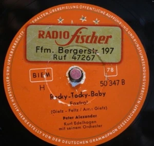 Peter Alexander 78RPM / Rocky-Tocky-Baby & Kleines Haus Auf ... (06-0523-PL) - Bild 1 von 2