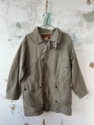 OUTBACK Trading Unisex Cotton Full Zip Jacket Waterproof size M/L - Image 1 of 4