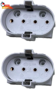 EZ-FIT 2PCS 2G11 4-Pin CFL/LED Socket Base Holder - CE RoHS - Picture 1 of 4