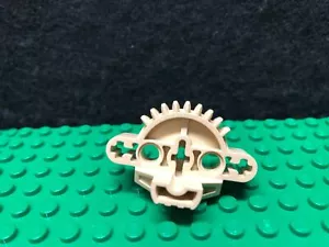 BIONICLE Lego Marke Matoran Rumpfgetriebe 9 Zähne 3 Achsen Löcher 44810 hellbraun - Bild 1 von 2