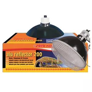 sera reptil alu reflector 200 Reflektor - Klemm + Hängelampe Terrarien Lampe - Bild 1 von 1