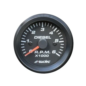 Simoni Racing Contagiri 2" 52mm Black Face per Diesel turbodiesel - Imagen 1 de 1