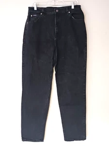 Pantalones de mezclilla para mujer RIDERS talla 14 M color: negros mom jeans - Imagen 1 de 8