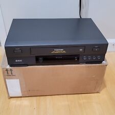 Toshiba VCR Video Cassette Recorder VHS 4-Head W-403 Black Tested Vintage Works