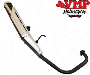 New Exhaust Muffler for Yamaha YBR 125 YBR125 2007-2018 EFI Fuel Injection Only - Picture 1 of 4