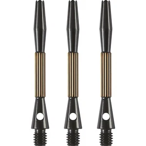 Harrows Heavy Metal Dart Schäfte Shafts Midi Tweenie Schwarz Gold Heavyweight Ali - Bild 1 von 1