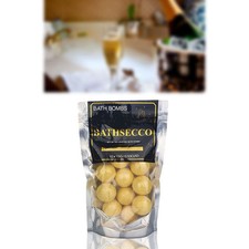 PACK OF 10 BATHSECCO SPARKLING WINE SCENTED GLITTER BATH BOMBS