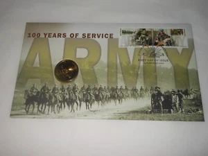 PNC 2001 100 Years of Service Centenary of the Army $1 one dollar PNC Coin stamp - Picture 1 of 4