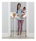 Regalo Easy Step Extra Tall Walk Thru Baby Gate Includes 4-Inch Extension Ki