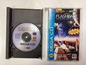Flashback The Quest for Identity- Sega CD Complete TESTED CIB - Picture 1 of 6