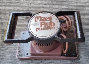Vintage Maxi Rub Personal Body Vibrating Massager 2 Speed Model Tested - Picture 1 of 6