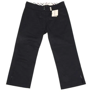 4979H pinocchietti bimba neri BURBERRY pantaloni trousers pants kids - Foto 1 di 4