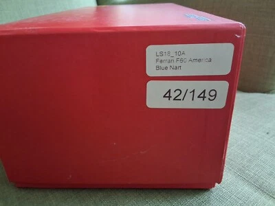 FerrariF60 America blue nart  looksmart 1/18 - Immagine 1 di 4