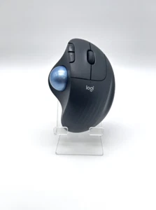 Gebrauchte Original Logitech Ergo M575 kabellose graue Maus mit Dongle - Bild 1 von 5