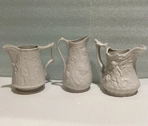 Lot Of 3 Portmeirion Miniature Porcelain Jugs British Heritage Collection - Picture 1 of 7