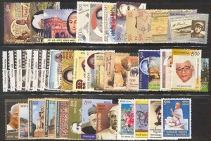 141. INDIA 2011 COMPLETE COMMEMORATIVE STAMPS YEAR PACK 61 DIFFERENT. MNH - Picture 1 of 2