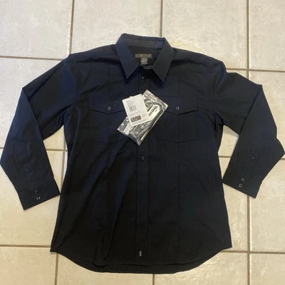 5.11 TACTICAL STRYKE PDU Class A XL Reg. SHIRT 72073 Long Sleeve MIDNIGHT NAVY - Image 1 of 4