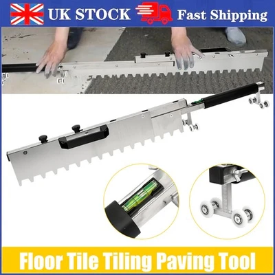 Floor Tile Leveling Paving Tool Adjustable Flat Sand Screed Mortar Trowel​ Tool - Image 1 of 4