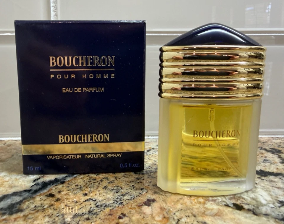 Boucheron Pour Homme Eau De Parfum Spray .5 fl. OZ NUEVO EN CAJA Foto 1 de 1