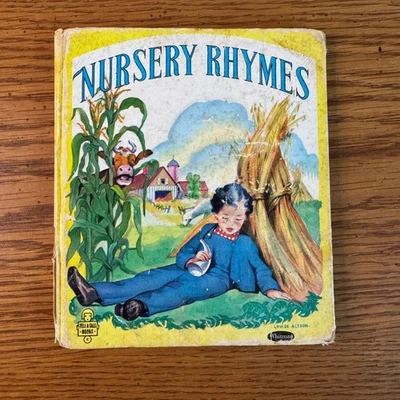 Vintage Nursery Rhymes Tell-A-Tales Book Whitman Publishing Louise Altson - Image 1 of 4