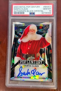 Hoja de metal Pop Century Santa Claus 2023 automático cristal negro/10 PSA 10 *6986 - Imagen 1 de 1