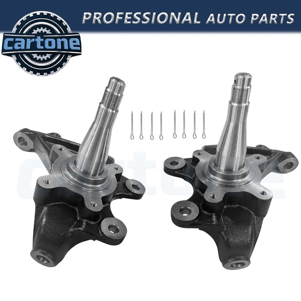 For 1984 1985 1986 1987 - 1995 Toyota Pickup 2WD Brand New Pair 2" Drop Spindles Foto 1 de 4