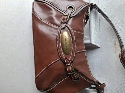 Cartera Issac Mizrahi Pequeña Marrón Foto 1 de 4