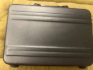 Zero Halliburton Aluminum Attache Case Silver Business Bag Dial Lock - Picture 1 of 9