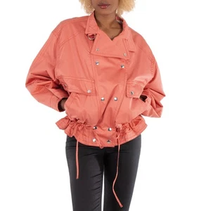 Isabel Marant Ladies Papaya Cotton Fadili Oversized Parka, Brand Size 38 (US - Picture 1 of 7