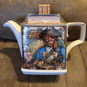 James Sadler & Sons Teekanne, Classic Stories Treasure Island Made In England - Bild 1 von 9