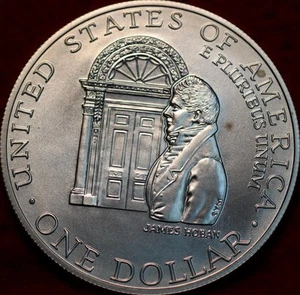 Uncirculated 1992-D Denver Mint James Hoban White House Silver Dollar - Picture 1 of 2