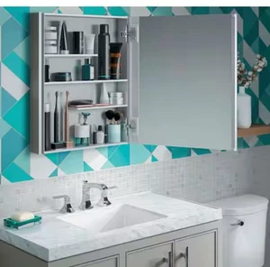 KOHLER Maxstow 20” W x 24” H Rectangular Surface Mount Medicine Cabinet Mirror - Picture 1 of 7