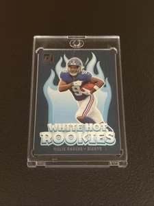 2024 Panini Donruss White Hot Rookies Malik Nabers L584 - Picture 1 of 2