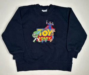 Vintage 90's Disney Store Embroidered Toy Story Crewneck Sweatshirt Kids S (5/6) - Picture 1 of 6