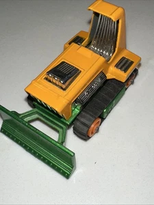 Matchbox Superfast No 12 Big Bull Rare DARK Metallic Green Shovel Near Mint - Bild 1 von 6