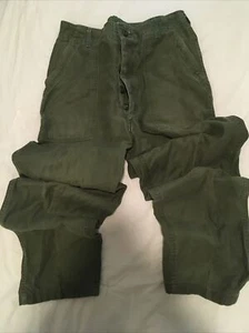 OG 107 Vintage Military Pants - Button Fly - Tagged 32x31 - Picture 1 of 8