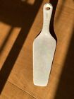Vintage Ceramic Pie Or Cake Cutter Server  Iridescent With Gold Color On Handle.