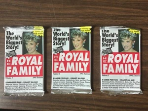 Princess Diana & Queen Elizabeth Royal Family trading card packs 1993 - Picture 1 of 2