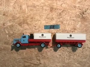 werbetrucks 1:87, Altenmünster, Holzvergaser , Oldtimer, Hängerzug, Lkw, Selten, - Bild 1 von 1