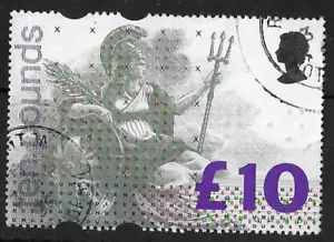 GB 1992 £10 Britannia SG1658 Fine Used - Picture 1 of 1
