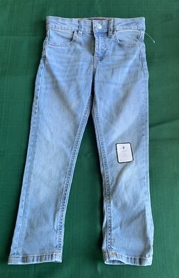 Pantalones de mezclilla azul lavado claro 7 For All Mankind para niños pequeños talla 4T Foto 1 de 4
