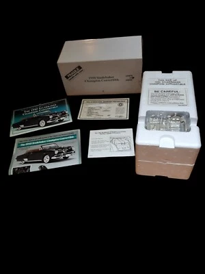 Danbury Mint 1950 Studebaker Champion Convertible  W/ TITLE & OTHER PAPERWORK - Image 1 of 4