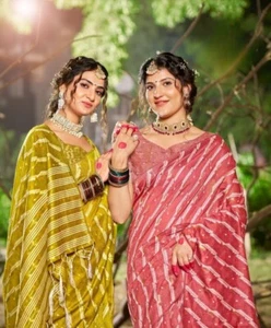 Wine Self Design Linen Cotton Saree For Women, Summer Outfit, Casual Saree, Sari - Picture 1 of 7