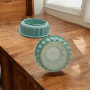 Molde de gelatina Tupperware verde 3 piezas 1202-2 x 2 y 1201-3 x 1 de colección MCM sin tapa - Imagen 1 de 12
