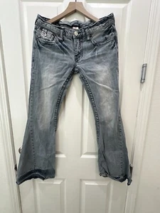 Vintage True Religion Joey Super T Größe 29x34 gedrehte Naht Flare dicke Nähte - Bild 1 von 7