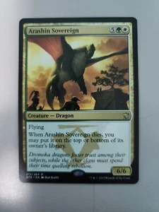 MTG Arashin Sovereign Dragons of Tarkir 212/264 Regular Rare - Picture 1 of 1